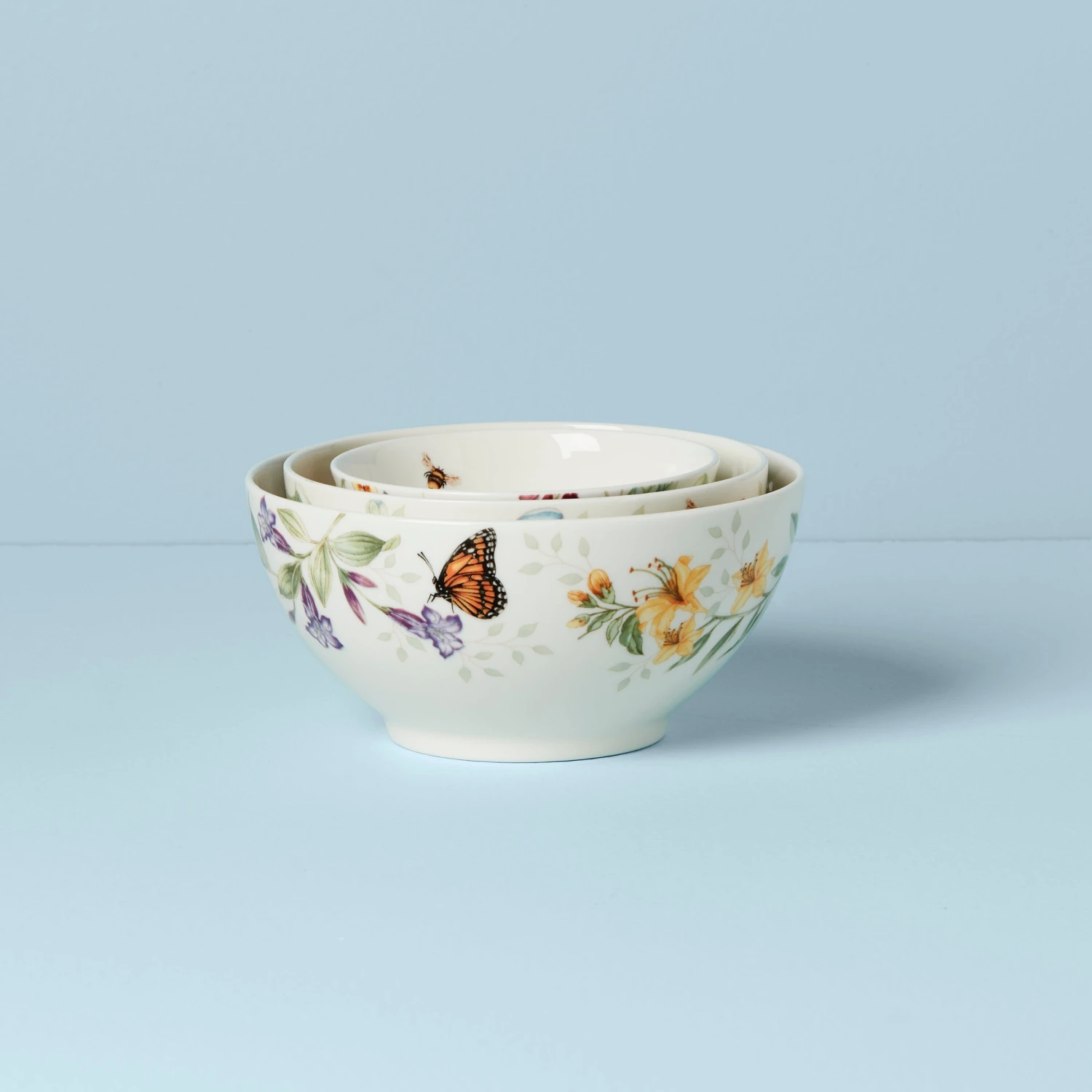 893575_w10.jpg Lenox Butterfly Meadow 3-Piece Bowl Set