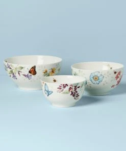 Lenox Butterfly Meadow 3-Piece Bowl Set