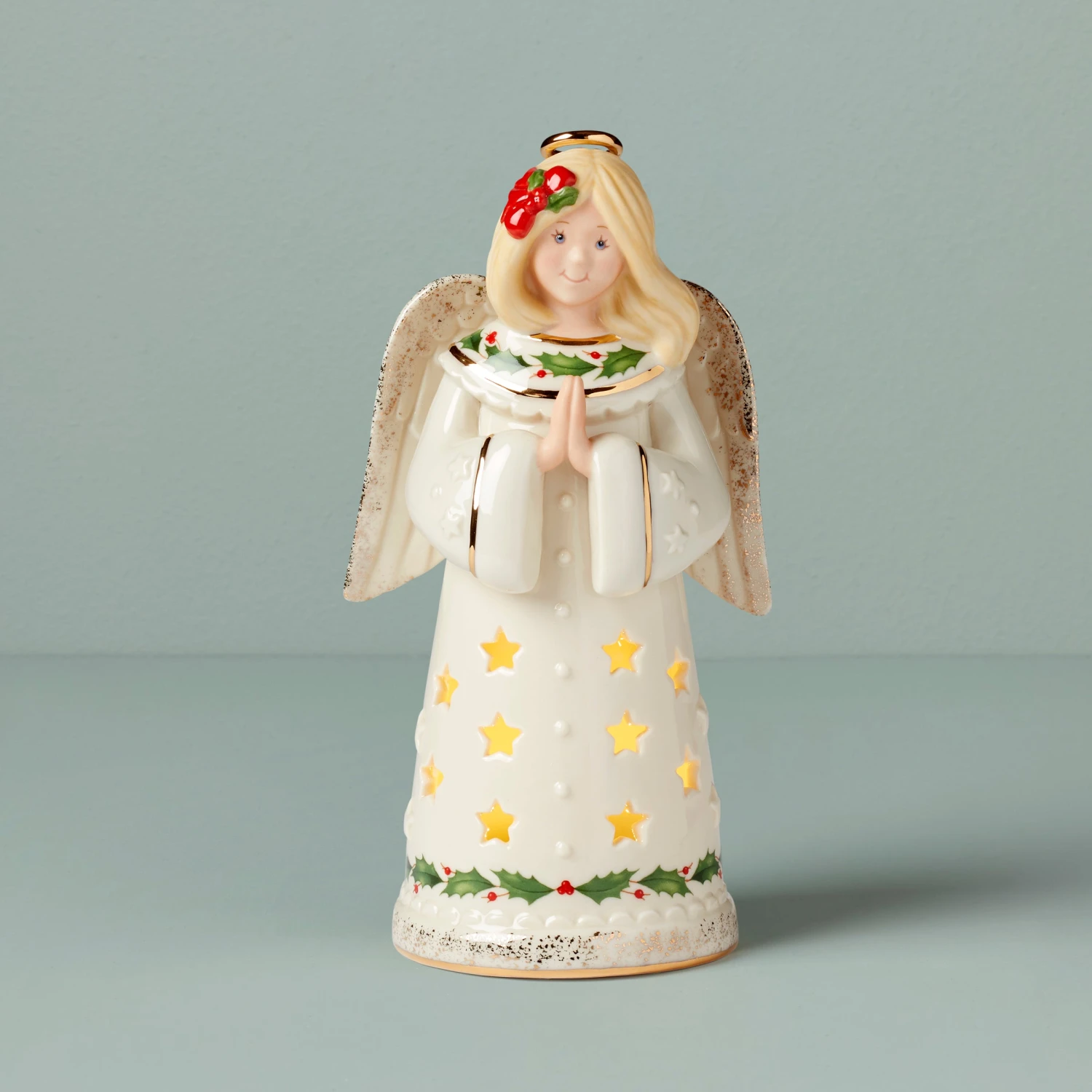 893621_w10.jpg Lenox Holiday Angel Light-Up Figurine Décor