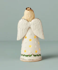 Lenox Holiday Angel Light-Up Figurine Décor
