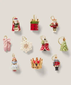 Lenox The Nutcracker 10-Piece Ornament & Tree Set Ornament Trees