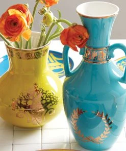 Lenox LX Remix Yellow Vase Home Décor 9 Lenox LX Remix Yellow Vase Home Décor