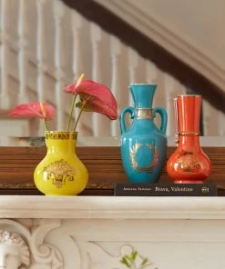 Lenox LX Remix Yellow Vase Home Décor 6 Lenox LX Remix Yellow Vase Home Décor