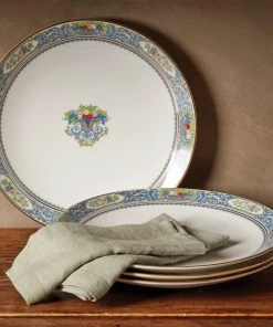 Lenox Autumn White 4-Piece Dinner Plate Set 4 Lenox Autumn White 4-Piece Dinner Plate Set