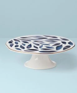 Lenox Dinnerware Blue Bay Cake Plate