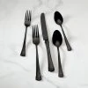 Lenox Portola Black 20-Piece Flatware Set