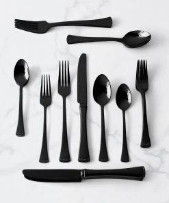 Lenox Portola Black 20-Piece Flatware Set