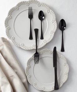 Lenox Portola Black 20-Piece Flatware Set