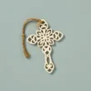 Lenox 2022 Snow Fantasies Cross Ornament