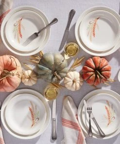 Lenox Profile Harvest 4-Piece Accent Plate Set Dinnerware