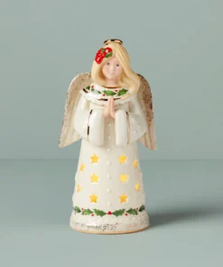 Lenox Home Décor Holiday Angel Light-Up Figurine
