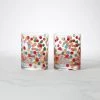 Kate Spade Drinkware It's Raining Confetti Double Old Fashioned Glasses 1 Kate Spade Drinkware It's Raining Confetti Double Old Fashioned Glasses