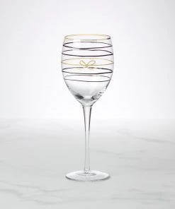Kate Spade Drinkware Doodle Away Wine Glass