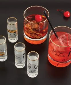 Kate Spade Manhattan, Please Double Old Fashioned Glass Set 4 Kate Spade Manhattan, Please Double Old Fashioned Glass Set