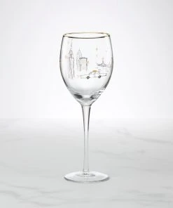 Kate Spade Manhattan, Please Wine Glass