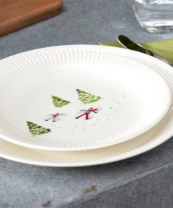 Lenox Profile Snow Day 12-Piece Dinnerware Set