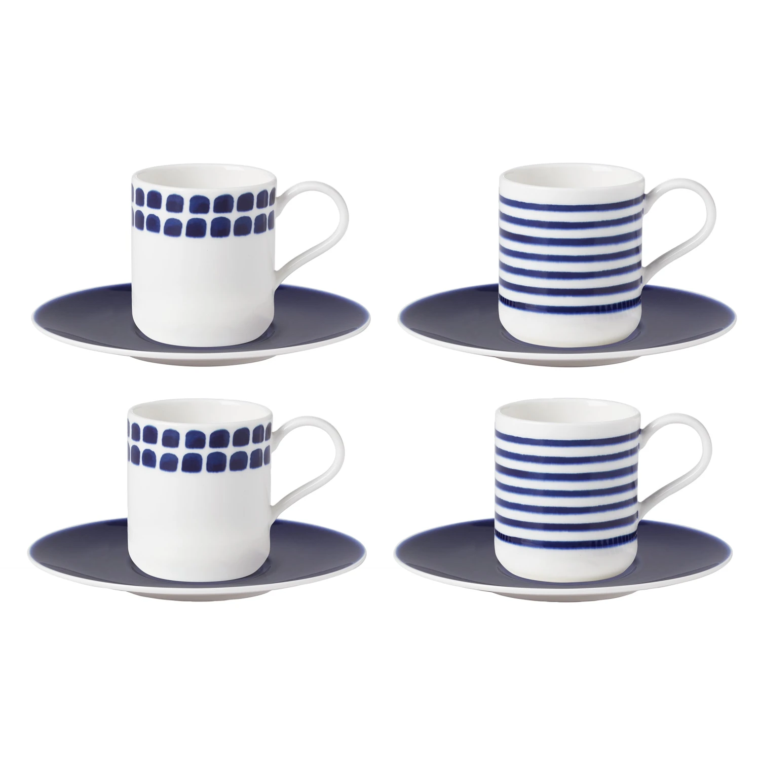 893853_wHR.jpg Kate Spade Dinnerware Charlotte St 4PC Espresso Cups