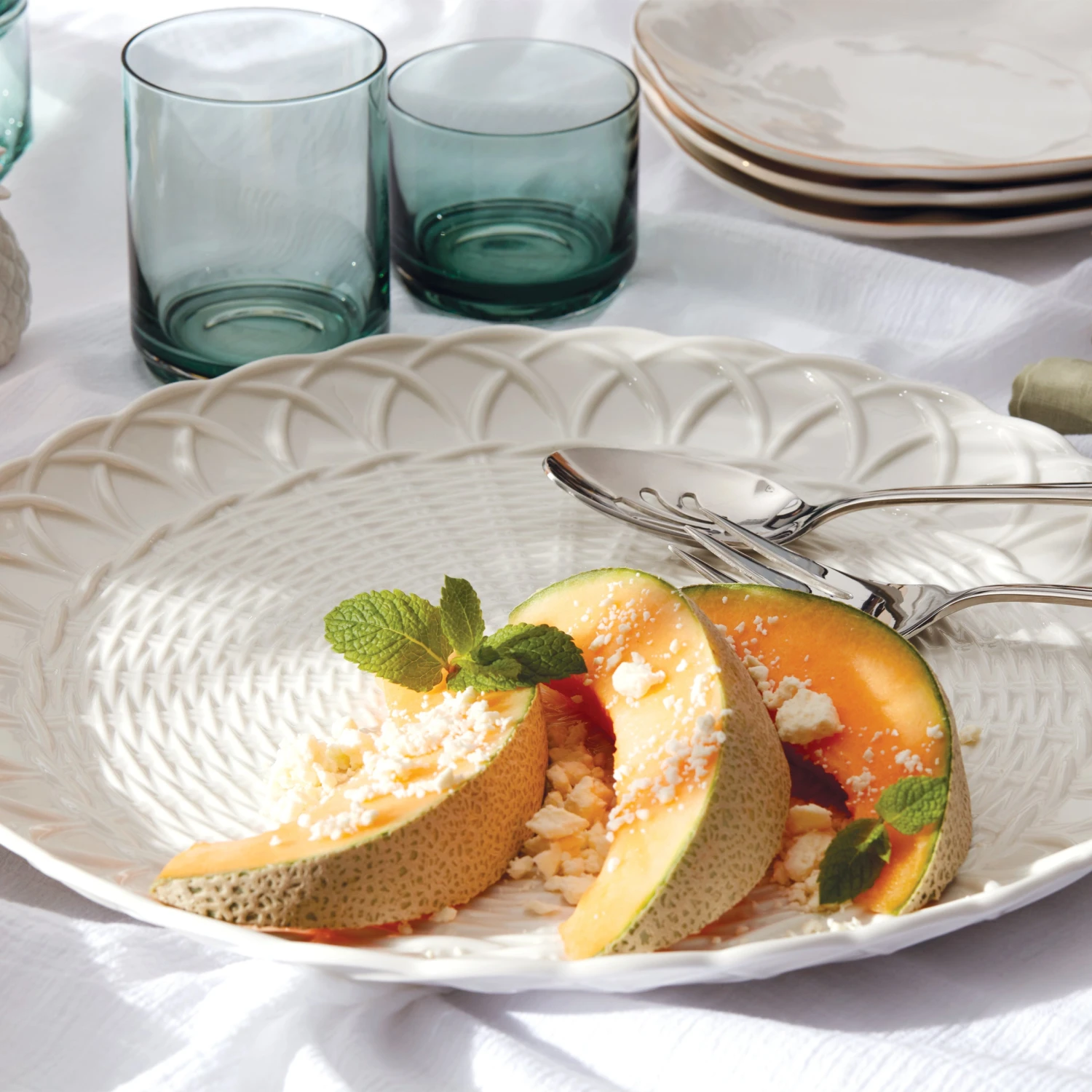 893880-893875-893879-LNP-S22-FEA-4.jpg Lenox Drinkware Tuscany Classics Stackable 4-Piece Tall Glasses