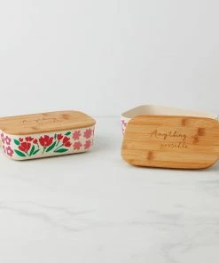 Kate Spade Floral Fields Container, S/2 Kitchen