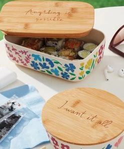 Kate Spade Floral Fields Container, S/2 Kitchen