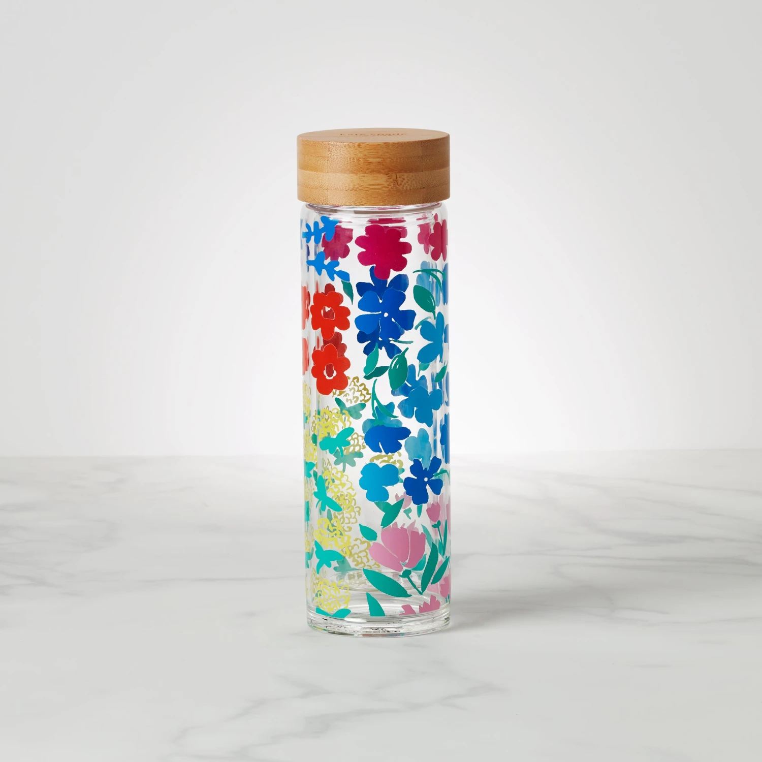 893980_w10.jpg Kate Spade Floral Fields Glass Hydration Bottle Under $50
