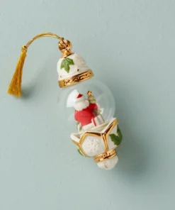 Lenox New Arrivals Santa Globe Ornament