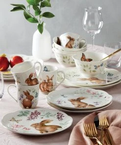 Lenox Dinnerware Butterfly Meadow Bunny 16pc Set