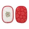 Lenox Holiday Handpaint Stripe Pot Holder Dinnerware 1 Lenox Holiday Handpaint Stripe Pot Holder Dinnerware