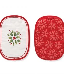 Lenox Holiday Handpaint Stripe Pot Holder Dinnerware