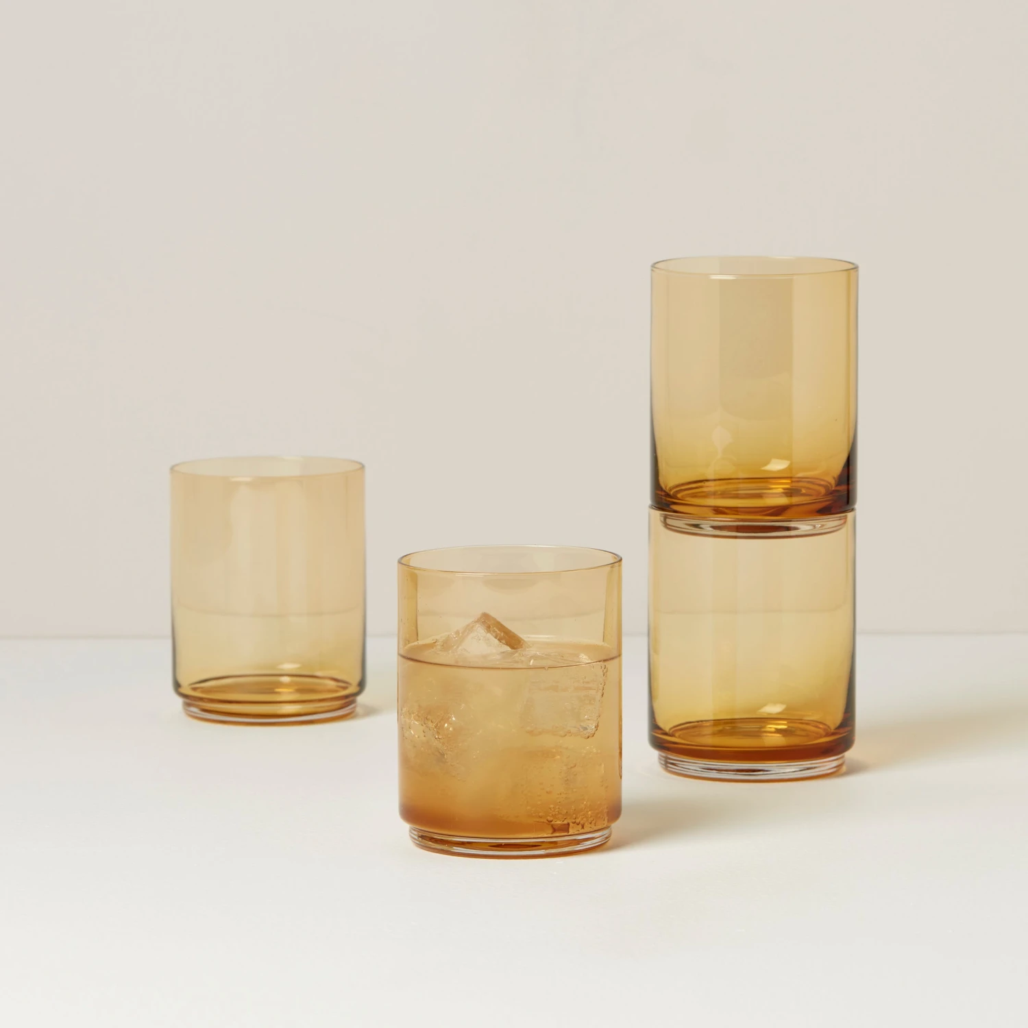 894251_w11.jpg Lenox Drinkware Tuscany Classics Stackable 4-Piece Tall Glasses