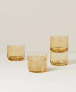 Lenox Tuscany Classics Stackable 4-Piece Short Glasses 35 Lenox Tuscany Classics Stackable 4-Piece Short Glasses