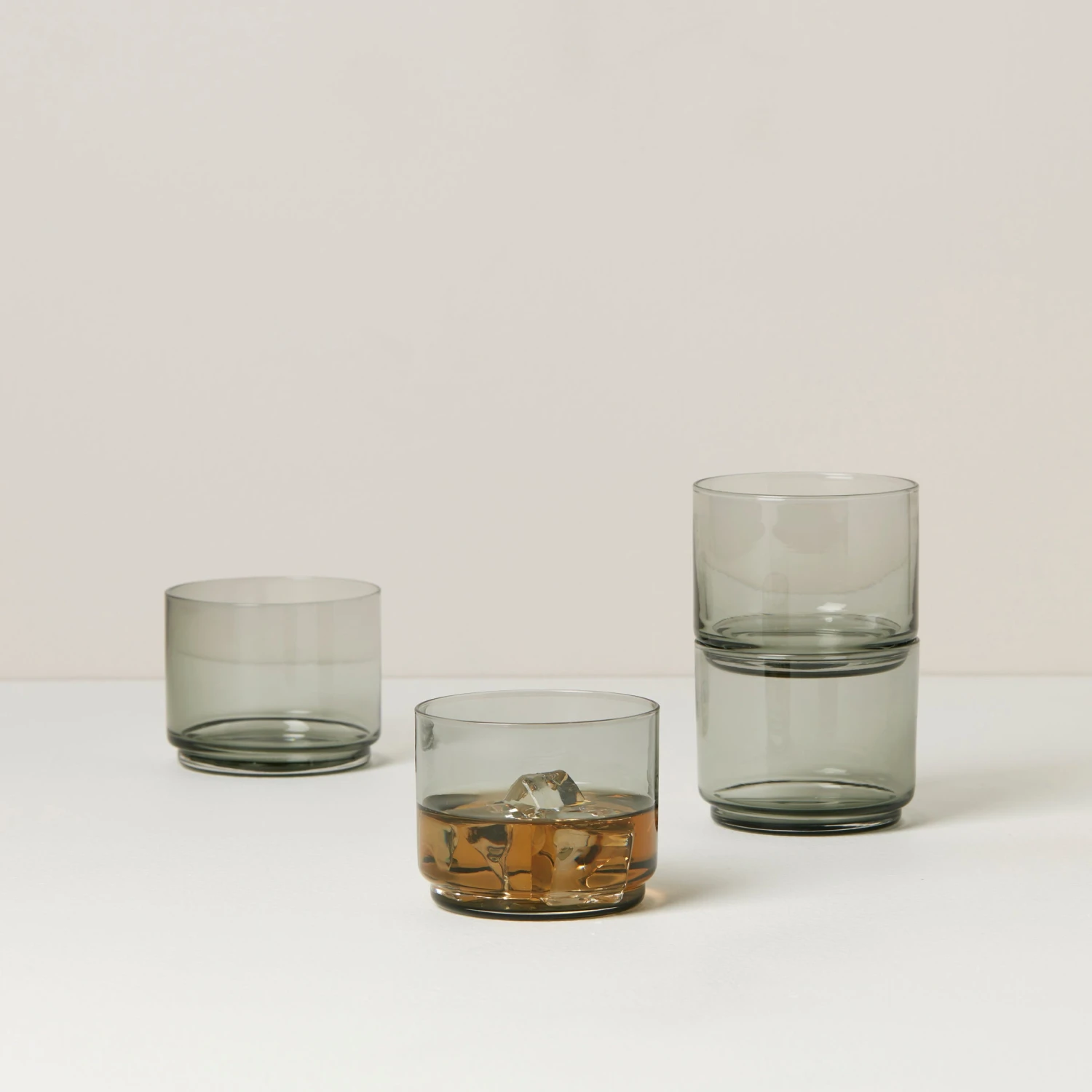 Lenox Tuscany Classics Stackable 4-Piece Short Glasses 16 Lenox Tuscany Classics Stackable 4-Piece Short Glasses