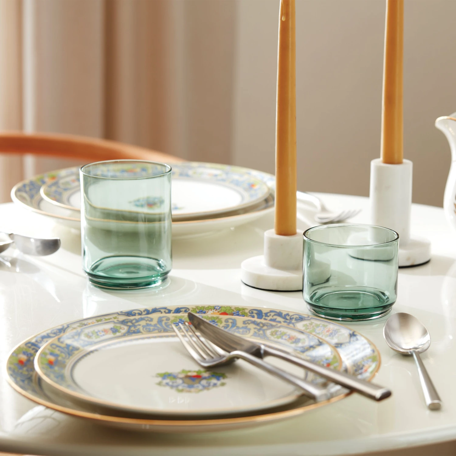 894304-893654-893655-LNP-F22-FEA-1_56ecb33e-332b-497e-adc5-d72ce558e432.jpg Lenox Drinkware Tuscany Classics Stackable 4-Piece Tall Glasses