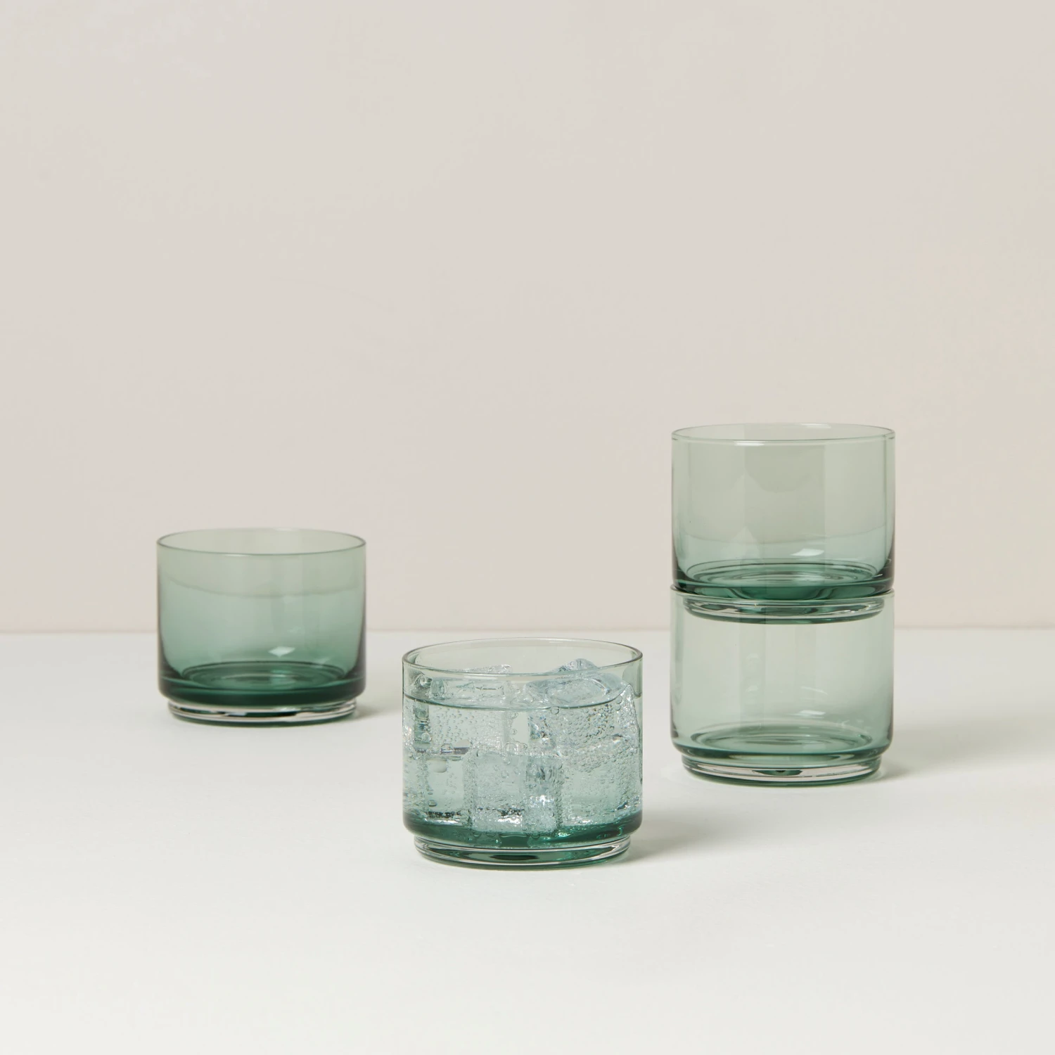 Lenox Tuscany Classics Stackable 4-Piece Short Glasses 20 Lenox Tuscany Classics Stackable 4-Piece Short Glasses