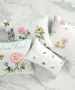 Lenox Home Décor Butterfly Meadow Live Well Pillow 10x20