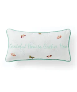 Lenox Home Décor Butterfly Meadow Live Well Pillow 10x20