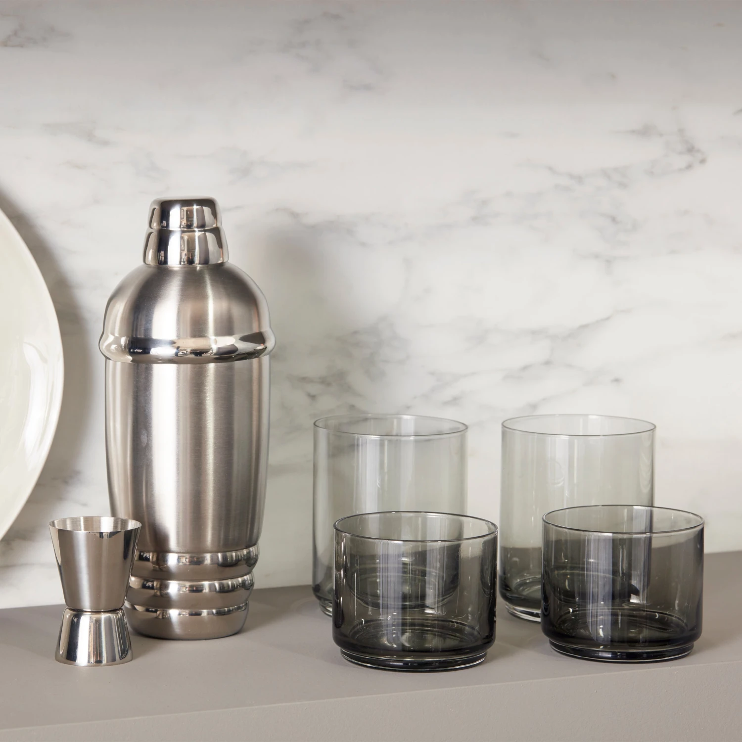 894888-894889-894273-894274-LNP-S23-FEA-3.jpg Lenox Drinkware Tuscany Classics Stackable 4-Piece Tall Glasses